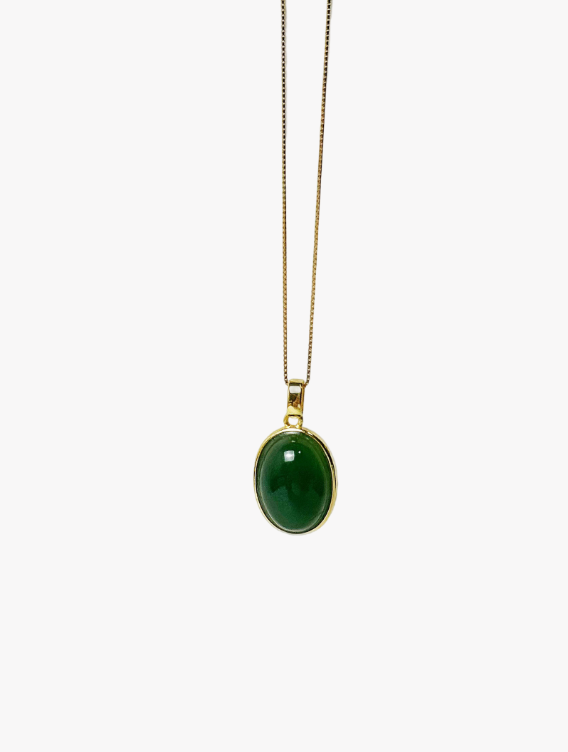 Necklace Collection featuring the Lucky Cloud Necklace, showcasing fine necklaces made with natural jade and gemstones.