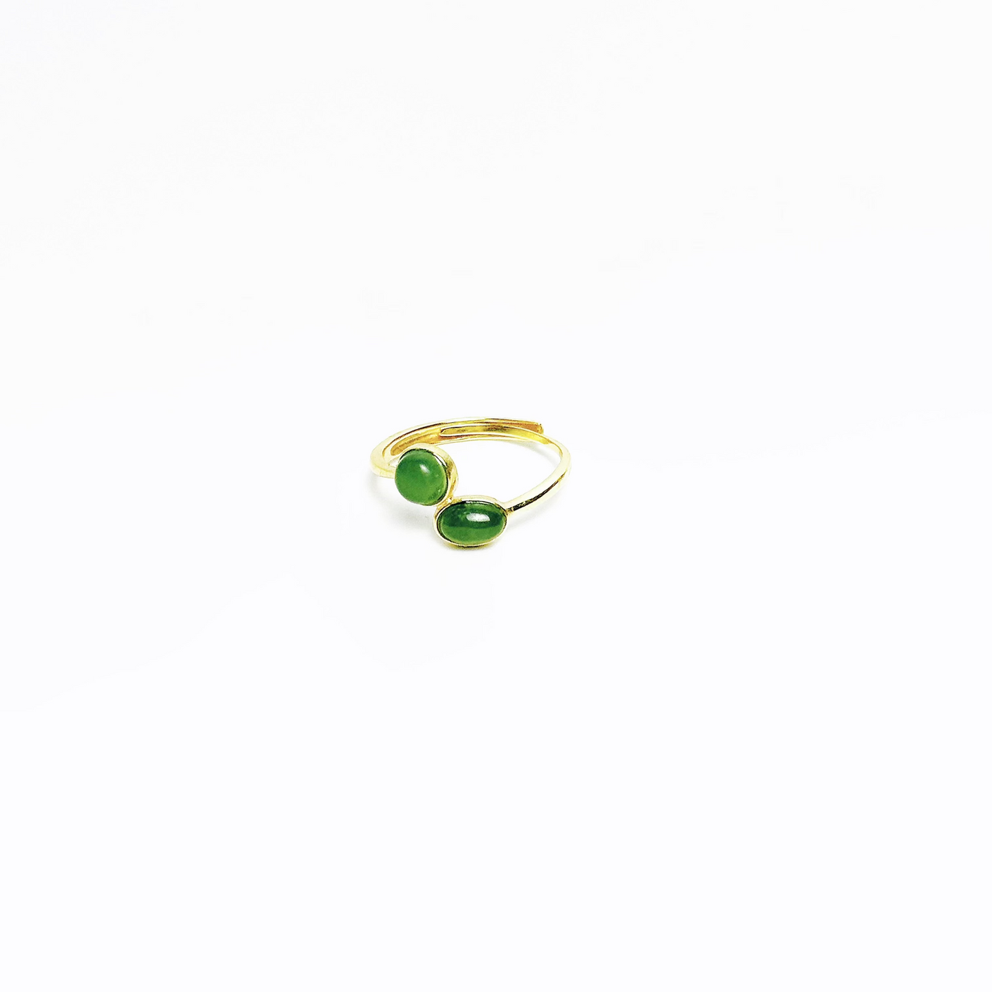 Green Orbit Jade Ring