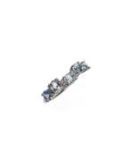 aquamarine silver band side look