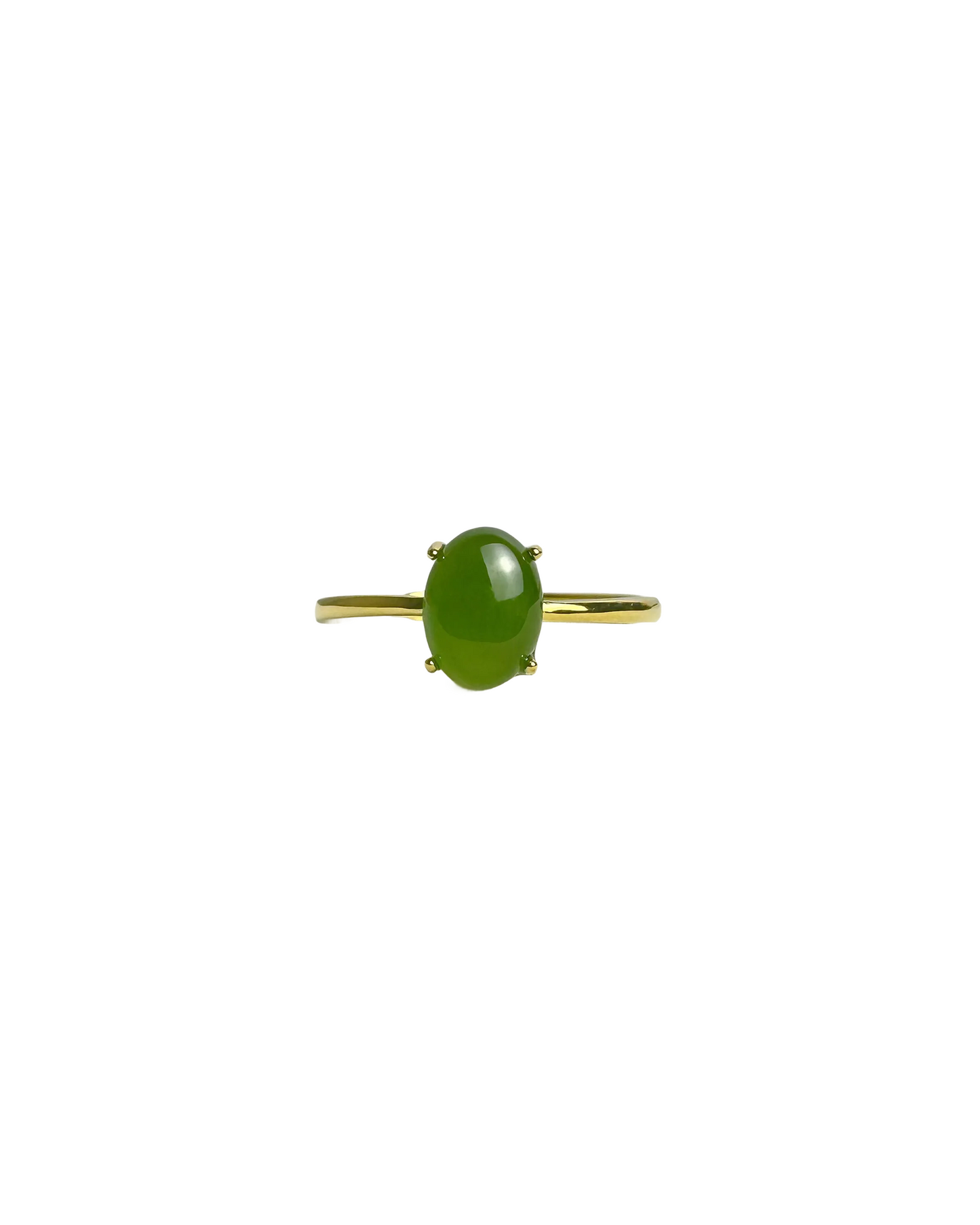 Oval Jade Ring