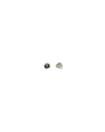 Natural peridot studearrings in 925 sterling silver claw setting back.
