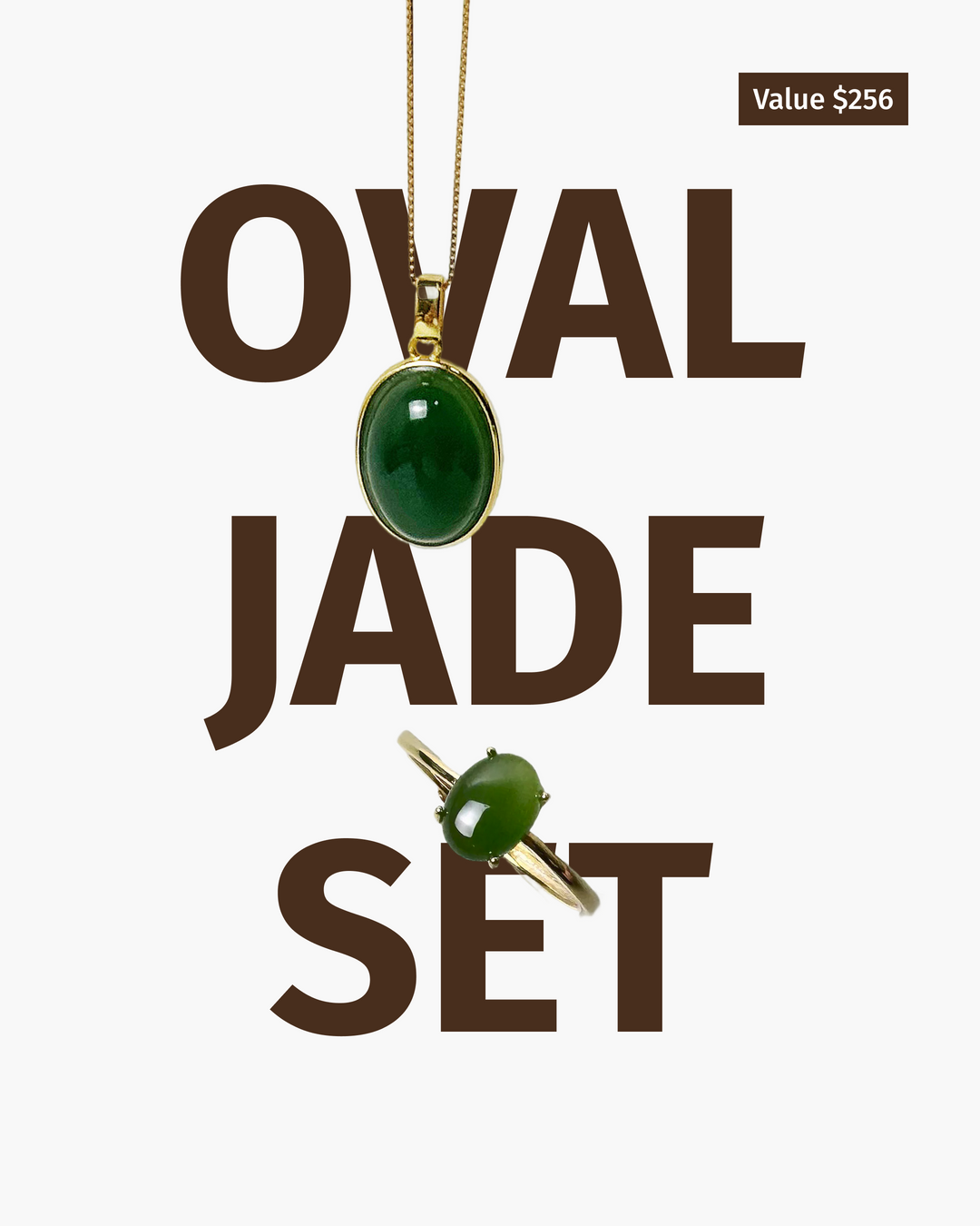 Oval Jade Set