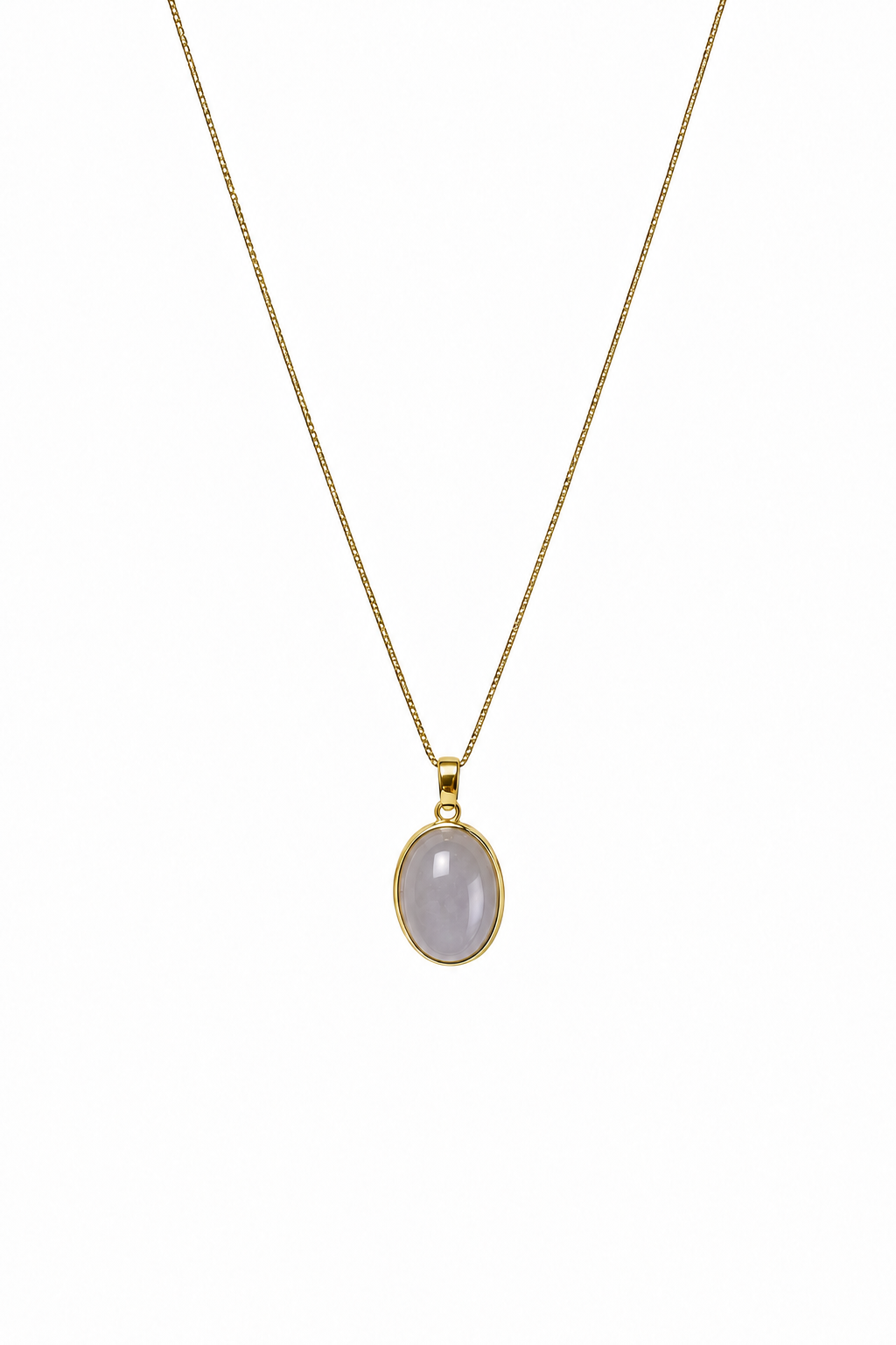 Violet Haze Jade Pendant Necklace