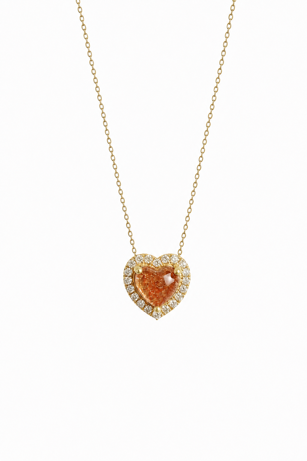 Honey Glow Sunstone Necklace