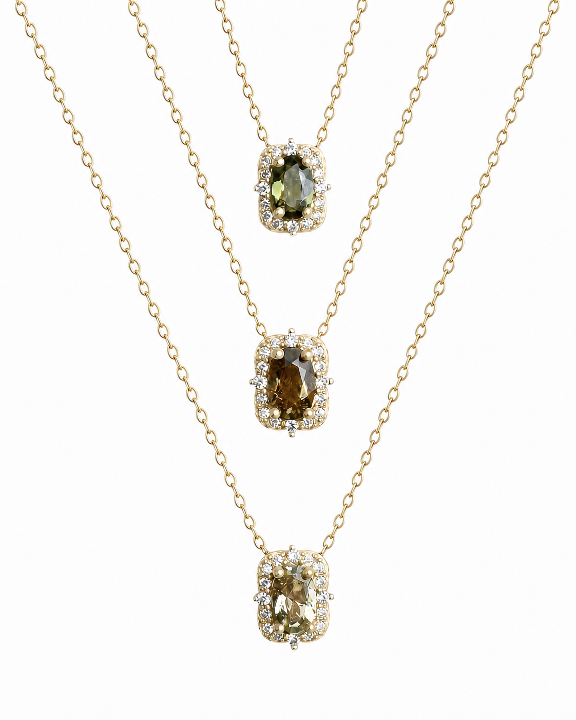 Enchanted Mirror Tourmaline Necklace